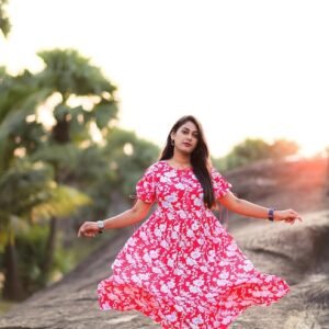 Lavender Georgette Straight Shirt with Dupatta
